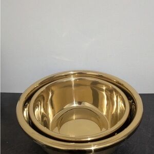 Elegant Gold Bowl Set